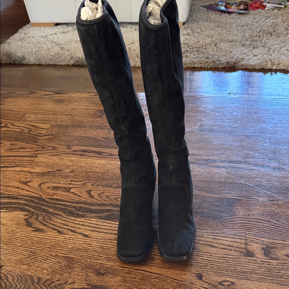 Sergio Rossi sz 38 knee high boots preowned